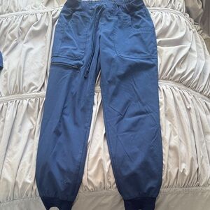 Heart Soul, navy Blue Jogger scrub Pants XS PETITE